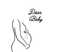 The Pregnancy Journal (Boy): 100 lined pages, the back cover is decorated with blue polka dots