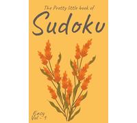The Pretty Little book of SUDOKU: Easy SUDOKU Puzzle Travel Size 5.5X8.5-A5