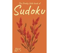 The Pretty Little book of SUDOKU: Hard level SUDOKU Puzzle Travel Size 5.8X8.5-A5