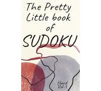 The Pretty Little book of SUDOKU: VOL-3 Hard SUDOKU Puzzle Travel Size 5.5X8.5-A5