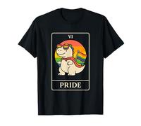 The Pride - Lindo arte de tarot de dinosaurio LGBTQ+ divertido para Ally Camiseta