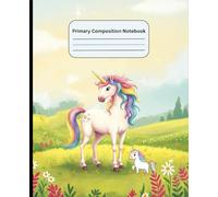 The Primary Composition Notebook Wide Ruled For Kids: Natural Unicorn Note Book For Boys & Girls, Wide Ruled Paper for School, Work, and Home 106 pages (53 sheets).
