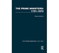 The Prime Ministers: 1721-1974: 2 volume set
