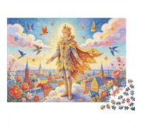 The Prince Puzzles 1000 Piezass Recycled Happy Grand Duke Senior Puzzles Party Game Props Great Regalo Idea for Family and Friends Cumpleañoss 52x38cm/1000pcs