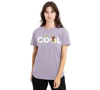 The Princess and the Frog Disney Cool Vibes with Tiana and Naveen Camiseta de Mujer, Lavanda, XL