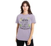 The Princess and the Frog Never Lose Sight Ladies T Shirt, Lavendar Camiseta, Lavanda, XL para Mujer