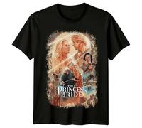 The Princess Bride (1987) Movie Poster Inspired T-Shirt Retro 80s tee Unisex Black XL