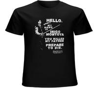 The Princess Bride My Name is Inigo Montoya T Shirt Mens Unisex Tees Black 3XL