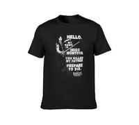 The Princess Bride Retro My Name is Inigo Montoya - Camiseta para hombre, diseño de camiseta estampada, unisex, color negro, Negro , XL