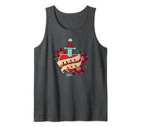 The Princess Bride Twoo WUV Tattoo Heart Retro Movie Camiseta sin Mangas