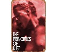 The Principles of Lust - Póster de película retro de metal para pared del hogar, letrero de estaño de metal, cueva, bar, club, letrero de metal de 8 x 12 pulgadas