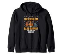 The Problem with Bass Guitars - Bajista para guitarra Sudadera con Capucha