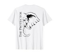 The Protector Elephant Strength Backprint Camiseta