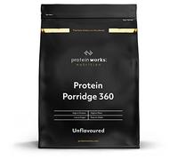 THE PROTEIN WORKS Gachas de avena de alto valor proteico 360 | Original | Desayuno bajo en azúcar | Vitaminas agregadas | Avena integral de bajo índice glucémico | Rico en fibra | 500g