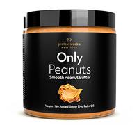 THE PROTEIN WORKS Mantequilla de Cacahuete Cremosa | 100% Natural Peanut Butter | Apto Para Veganos| Sin azúcares añadidos, conservantes ni aceite de palma | 500 g