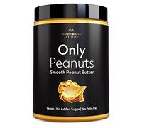 THE PROTEIN WORKS Mantequilla de Cacahuete Cremosa | 100% Natural Peanut Butter | Apto Para Veganos| Sin azúcares añadidos, conservantes ni aceite de palma | 990g