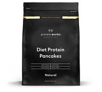 THE PROTEIN WORKS Mix Pancake Proteico Dietético | Alto en Proteínas, Snack Bajo en Azúcar | Rápido y Fácil de Hacer | Natural | 500g