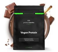 THE PROTEIN WORKS - Proteína Vegana - 100% A Base de Plantas - Sin Gluten - Bajo en Grasas - Chocolate Suave - 500 g
