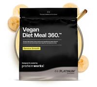 THE PROTEIN WORKS Sustitutivo de Comida Dietético Vegano Extreme | Batido bajo en calorías para perder peso | Vitaminas & minerales esenciales | Plátano Suave | 1kg