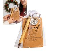 The “Proud of Your Work” Encouragement Gift Set - A Meaningful Gifts, Small Gifts for Coworkers Employees Staff Group, Mini Volunteer Appreciation Xmas Gifts(1set)