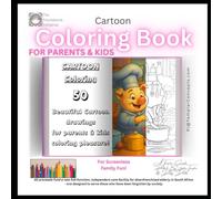 The Providence Initiative Cartoon Coloring Book for Parents & Kids: 50 Fun Family-Friendly Designs with Adorable Animals, Adventure Scenes & Wholesome ... (The Providence Initiative - Coloring Books)