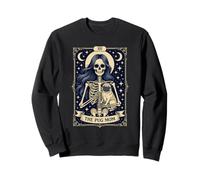 The Pug Mom Gothic Skeleton Tarot Amante de los Perros Sudadera