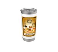 The Pumpkin Spice - Lector de tarjetas de tarot divertido Vaso térmico de acero inoxidable de doble pared