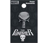 The Punisher Punisher Logo Unisex Pin Plateado, Hierro, aleación zinc,