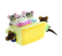The Puppet Company - Hide-Away Puppets - Mouse Family in Chees (Importación USA)