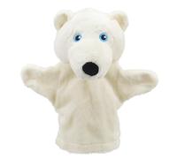 The Puppet Company - Mi Primera marioneta de Navidad - Marioneta de Mano de Oso Polar - Adecuado Desde el Nacimiento - PC003828