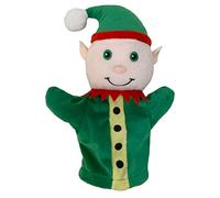 The Puppet Company - My First Christmas Puppet - Marioneta de Mano de Elfo Adecuada Desde el Nacimiento - PC003824