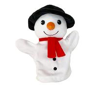 The Puppet Company - My First Christmas Puppet - Marioneta de Mano de muñeco de Nieve - Adecuado Desde el Nacimiento - PC003831, Color Blanco