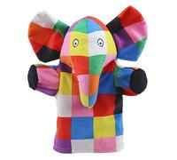 The Puppet Company My First Elmer - Marioneta de mano de elefante - Mini personaje de peluche para niños - Juguete interactivo para contar historias, aprendizaje, imaginación, juegos de rol y juegos