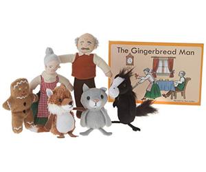 The Puppet Company - Traditional Story Sets - The Gingerbread Man Finger Puppet Set, PC007907