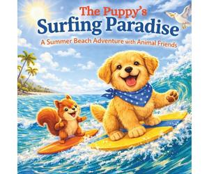 The Puppy’s Surfing Paradise: A Summer Beach Adventure with Animal Friends