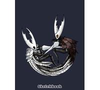 The Pure Vessel And The Hollow Knight Sketchbook: 110 pages 8.5x11 Large Sketch Book Unlined Drawing Notebook, for Doodling or Sketching Journal