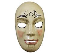 The Purge Anarchy - Máscara de Dios asesino, accesorio para disfraz, color marrón