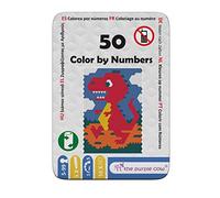 The Purple Cow Old Teddys 3064-50 Colorear por Números, Juego Creativo de Viaje. Más 5 años