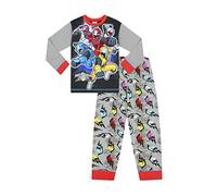 The PyjamaFactory By Power Rangers Super Ninja Steel - Pijama largo de 3 a 8 años, gris, 5-6 años