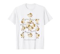 The Quackin' Sax Band Whimsical Ducks Tocando saxofones Art Camiseta