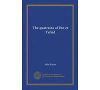 The quatrains of Ibn et Tefrid