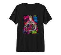 The Queen, Cool Hand Drawn Graffiti Queen Cartoon Graphic Camiseta Premium