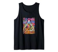 The Queen, Cool Hand Drawn Graffiti Queen Cartoon Graphic Camiseta sin Mangas