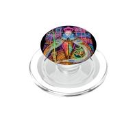 The Queen, Cool Hand Drawn Graffiti Queen Cartoon Graphic PopSockets PopGrip para MagSafe