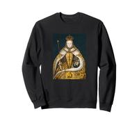 The Queen, Cool Portrait Drawn Art, Be a Queen Graphic Sudadera