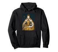 The Queen, Cool Portrait Drawn Art, Be a Queen Graphic Sudadera con Capucha