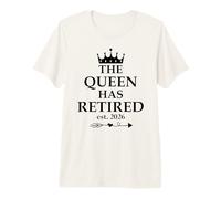 The Queen Has Retired Not My Problem Womens Retirement 2026 Camiseta Premium