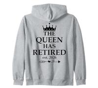The Queen Has Retired Sign,Retired EST 2026 Retirement Women Sudadera con Capucha