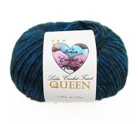 The Queen- hilo de lana fantasía, lana merino, hilo de lana brillante, hilo de tejer, hilo de ganchillo (50 gr/ovillo ; 16 colores) (empresa española/envío desde España) (04)