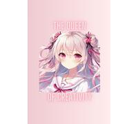 The queen of creativity: Standard Sketchbook with 60 Blank A4 Pages and 60 Lined Pages